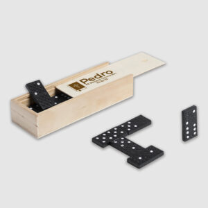 Domino caja madera personalizado